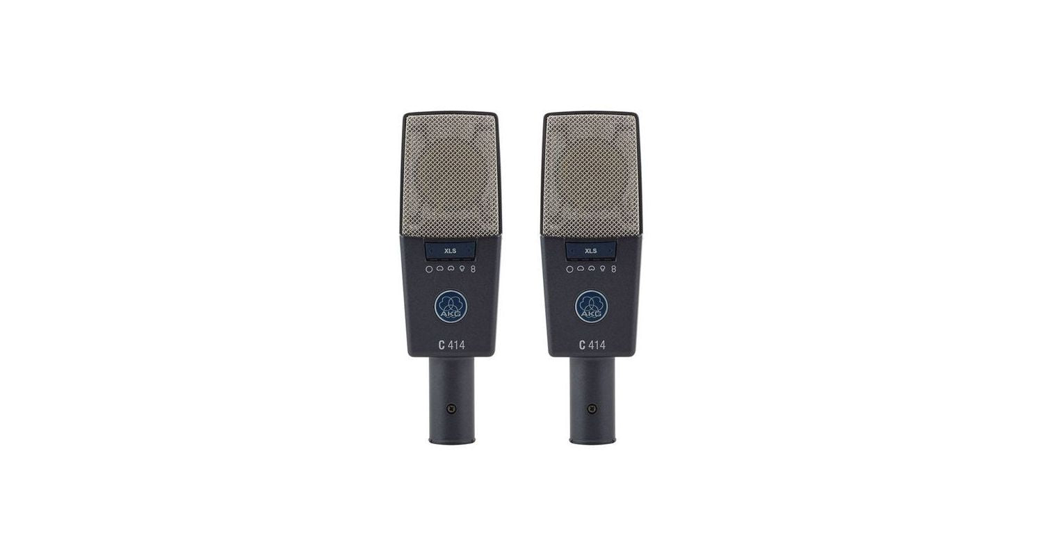 AKG C-414 XLS /ST Microfono Estudio Kit 2 Micros + Maleta aluminio