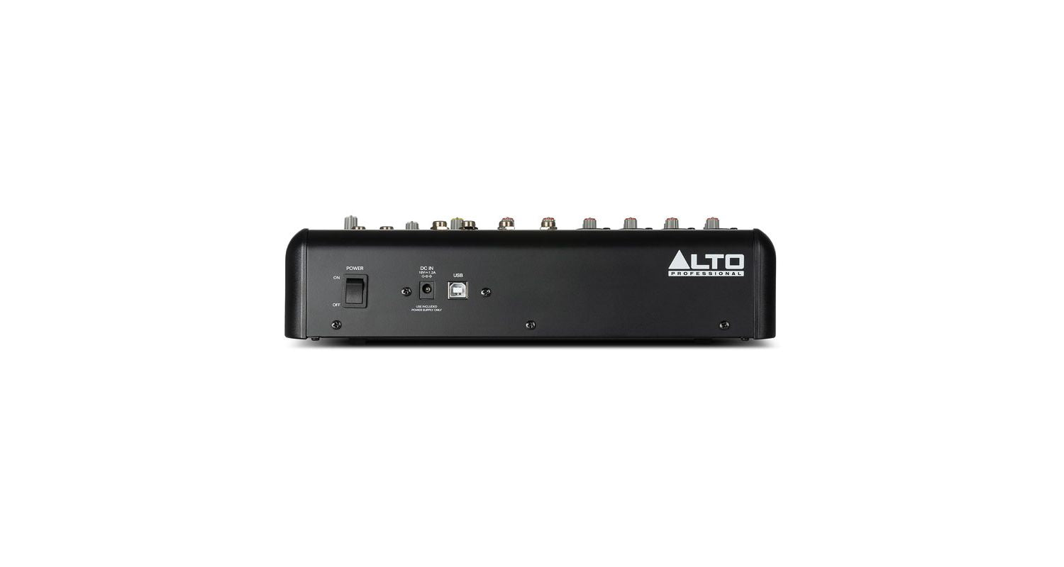 ALTO TrueMix 800 FX Mezclador de audio de 8 canales USB, Bluetooth
