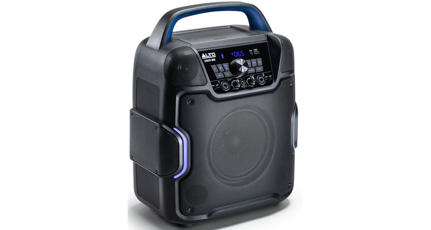 Alto UBER FX2 Sistema PA Portatil de 200 W con Batería Recargable, Bluetooth y Sonido de 320 grados