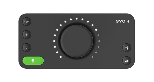Audient Evo 4 Interfaz de audio USB de 2 entradas y 2 salidas