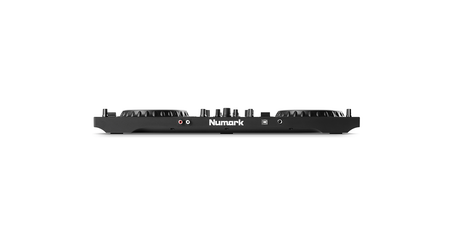 NUMARK Mixtrack Platinum FX Controlador DJ de 4 decks con Interface de Audio, Ruedas con Display y Pads de Efectos