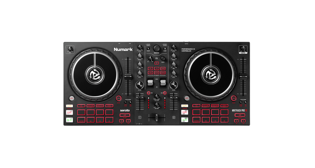 Numark Mixtrack Pro FX Controlador DJ de 2 decks con Interface de Audio y Pads de Efectos