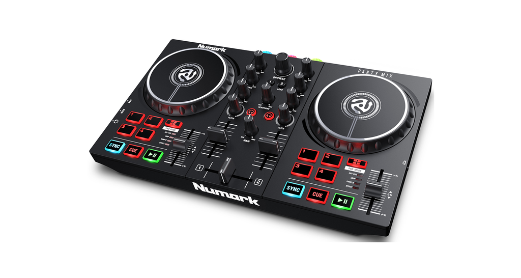 Numark Party Mix II Controlador Dj con Interface de Audio y Show de Iluminación LED