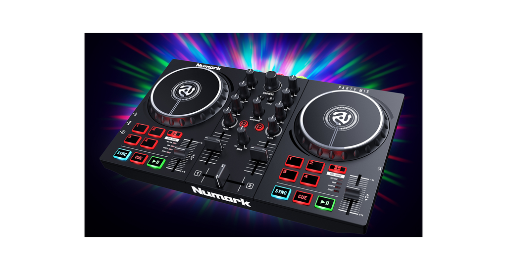 Numark Party Mix II Controlador Dj con Interface de Audio y Show de Iluminación LED
