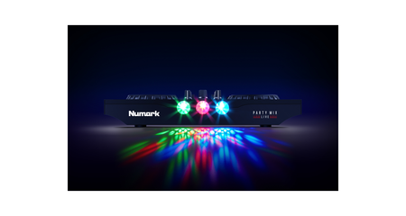 Numark Party Mix Live Controlador DJ con Interface de Audio, Show de Iluminación LED y Altavoces Integrados