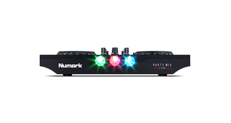 Numark Party Mix Live Controlador DJ con Interface de Audio, Show de Iluminación LED y Altavoces Integrados
