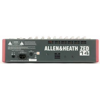 Allen & Heath ZED-14 Mezclador usb