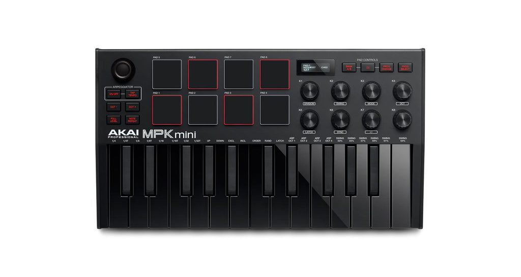 AKAI MPK MINI MK3 Black Teclado Controlador Midi Ahora con Software MPC Beats