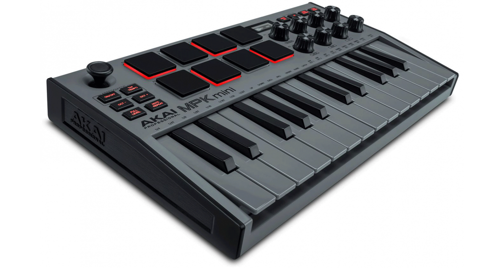 AKAI MPK Mini MK3 Grey Teclado Controlador Midi con Software MPC Beats