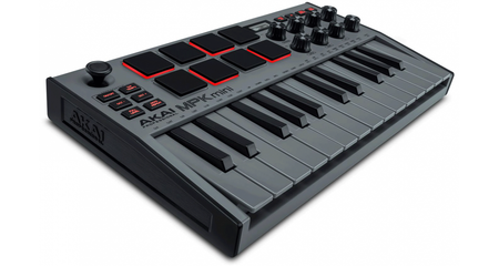 AKAI MPK Mini MK3 Grey Teclado Controlador Midi con Software MPC Beats
