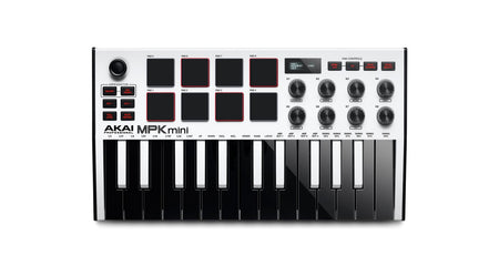 AKAI MPK MINI MK3 White Teclado Controlador Midi con Software MPC Beats