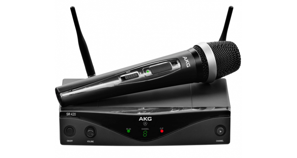 AKG WMS-420 VOCAL Capsula D-5 Microfono Inalambrico Mano,Banda A