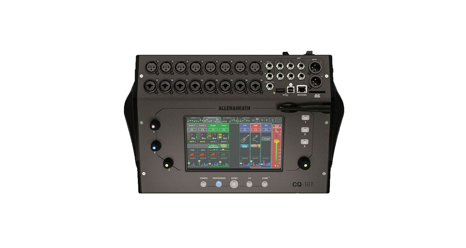 Allen & Heath CQ18T Mesa Digital con Pantalla de 7"