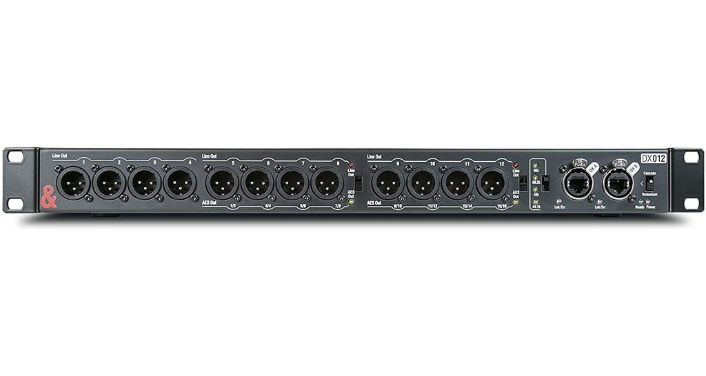 Allen Heath DX012 Expansor de audio con 12 salidas XLR y funcionalidad AES para Serie SQ
