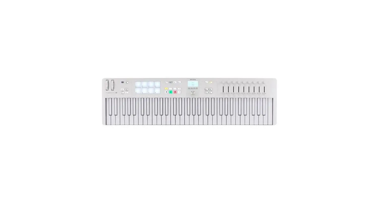 Arturia KeyLab Essential 61 Mk3 Alpine White controlador MIDI