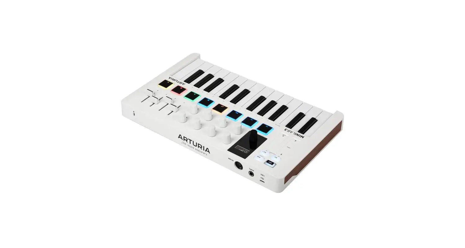 Arturia Minilab 3 White Controlador MIDI USB Compacto