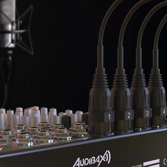 Audibax Cable MC - XLR8 â 3M Multicore 8 XLR Macho 8 XLR Hembra