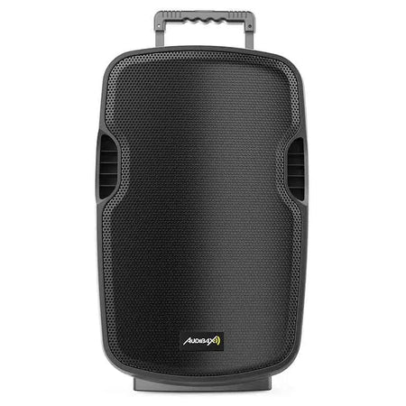 Audibax Denver 10 Altavoz Activo PA 10 con Batería Ruedas + 1 Micro Inalámbrico M - Altavoces Amplificados