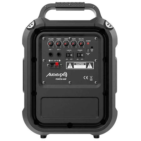 Audibax Denver Combo 6 Portable Sistema Bluetooth con Batería Recargable y Micrófono - Altavoces Amplificados