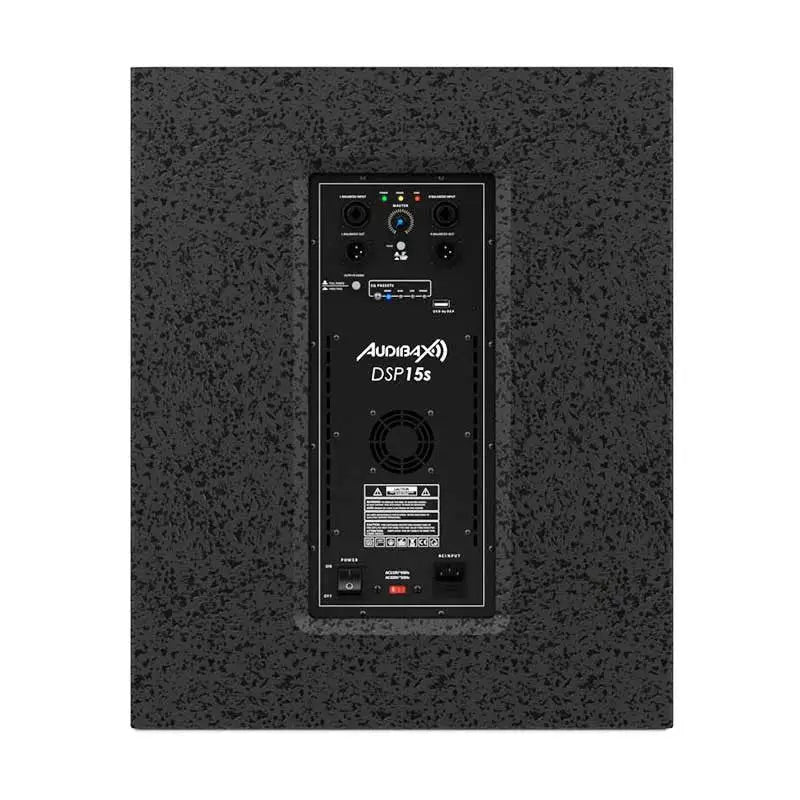 Audibax DSP15s Subwoofer Activo 15 Pulgadas 500W - Altavoces Amplificados