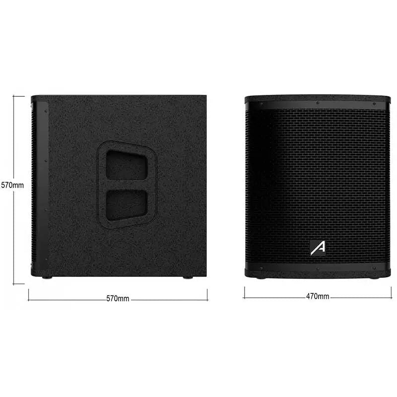 Audibax DSP15s Subwoofer Activo 15 Pulgadas 500W - Altavoces Amplificados
