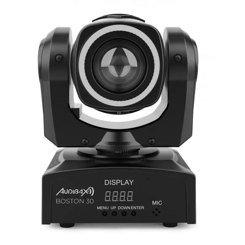 Audibax Kit 2 Boston 30 Ring + Flightcase Cabezas Móviles Spot 30w Anillo LED +