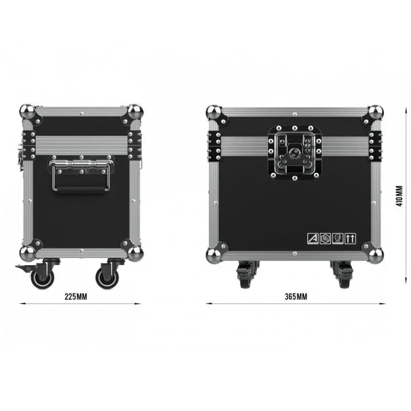 Audibax Kit 2 Boston 30 Ring + Flightcase Cabezas Móviles Spot 30w Anillo LED +