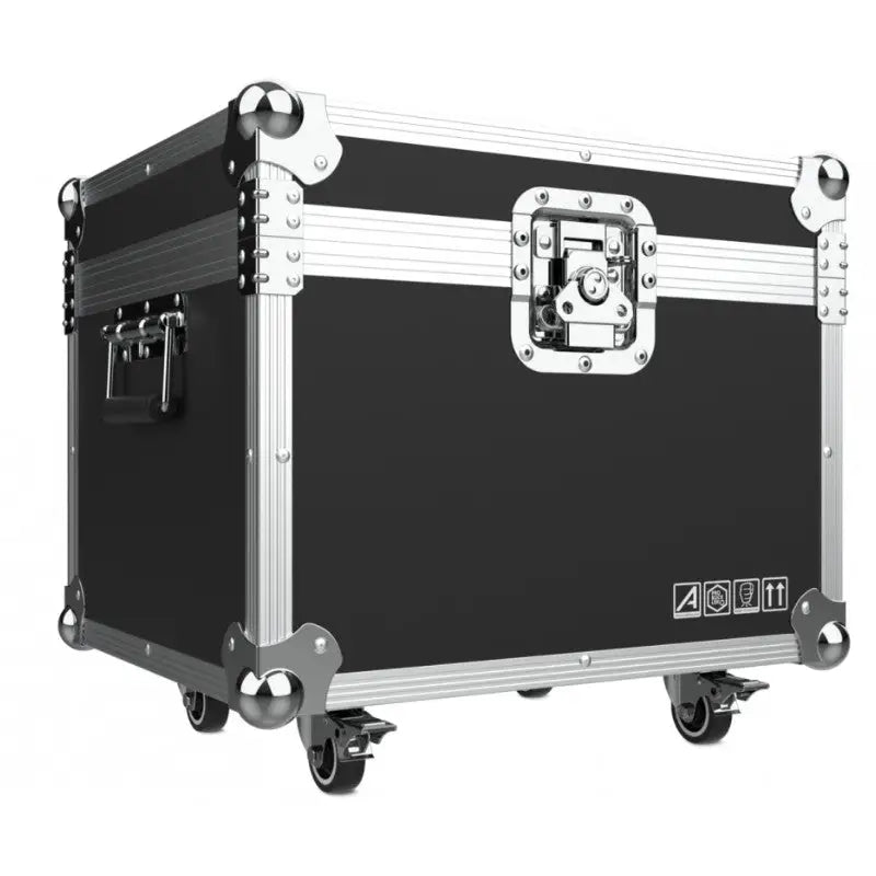 Audibax Kit 4 Boston 30 Ring + Flightcase Cabezas Móviles Spot 30w Anillo LED +