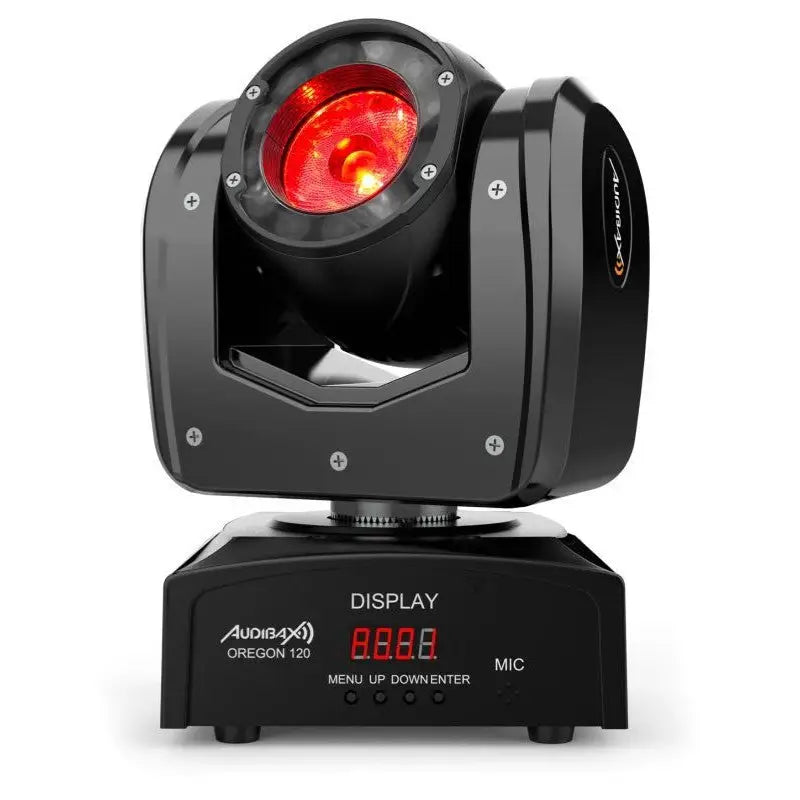 Audibax Oregon 120 Cabeza Móvil Beam Alta Potencia 120W con Led Osram + Wash RGBw 4in1 - Cabezas Moviles