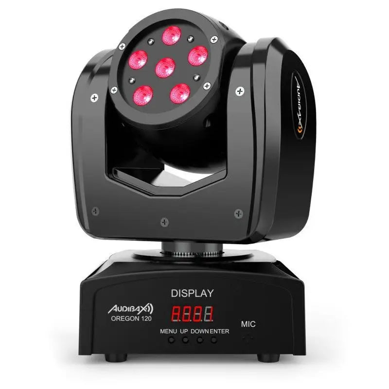 Audibax Oregon 120 Cabeza Móvil Beam Alta Potencia 120W con Led Osram + Wash RGBw 4in1 - Cabezas Moviles