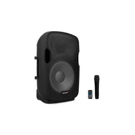Audibax Party 12 Altavoz Activo Profesional 12500W Pico Bluetooth + Soporte + Cable + Altavoces Amplificados
