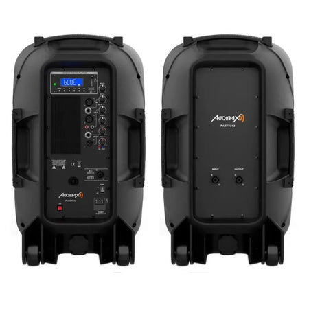 Audibax Party 212 Led Set 2 Altavoces 12 PRO1000W Pico + Soportes + Cableado + Micro - Altavoces Amplificados