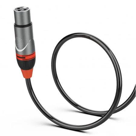 Audibax Pro Cable XLR M a XLR H 3m Negro
