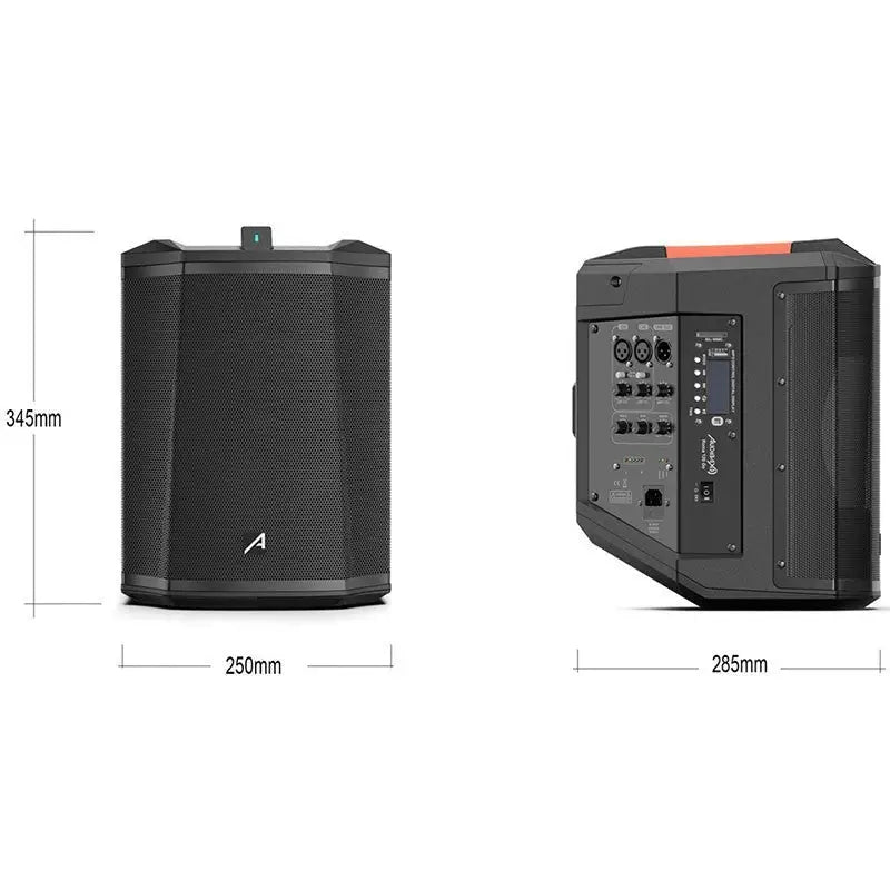 Audibax Roma 120 Go Sistema PA Portátil Bluetooth con Batería Recargable 65’’ 120W - Altavoces Amplificados
