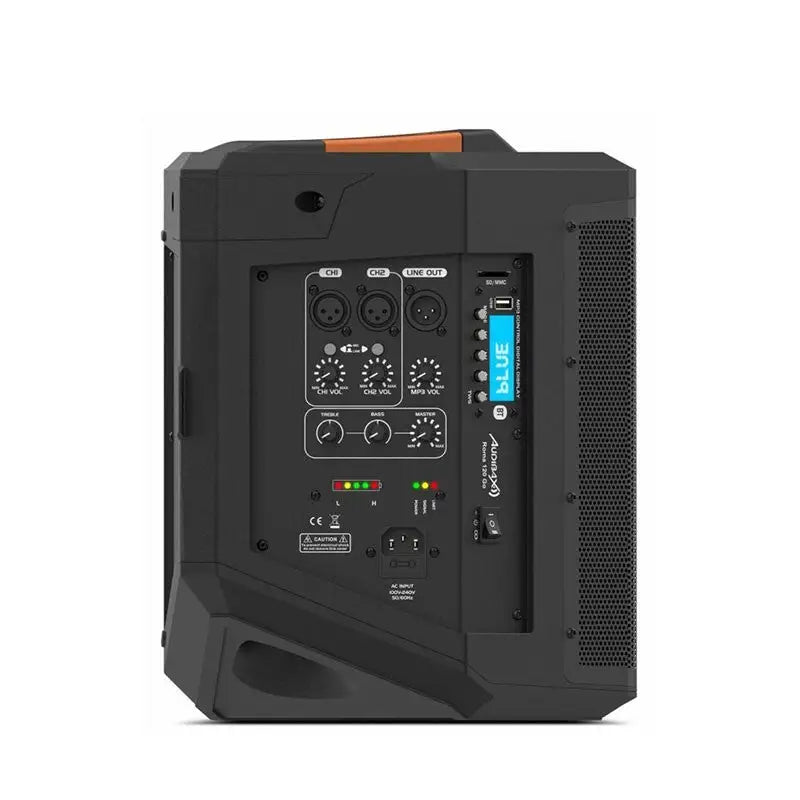 Audibax Roma 120 Go Sistema PA Portátil Bluetooth con Batería Recargable 65’’ 120W - Altavoces Amplificados