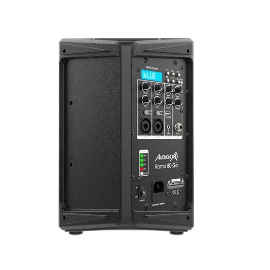 Audibax Roma 80 Go Sistema PA Portátil Bluetoothcon Batería Recargable 65’’ 80W - Altavoces Amplificados