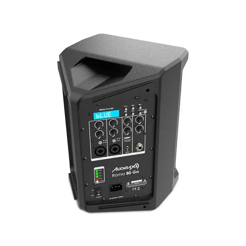 Audibax Roma 80 Go Sistema PA Portátil Bluetoothcon Batería Recargable 65’’ 80W - Altavoces Amplificados