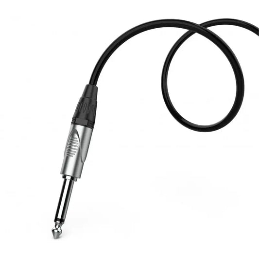 Audibax Silver Cable XLR H a Jack Mono 10m Negro