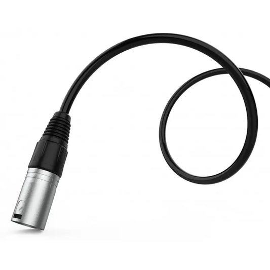 Audibax Silver Cable XLR M Minijack Stereo 3mNegro