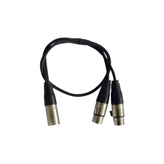 AUDIOPHONY CABLE XLR 3P MACHO-2 XLR 3P HEMBRA 0,6m