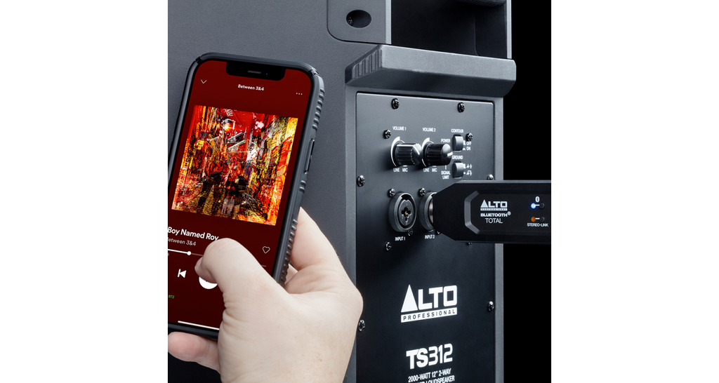Alto Bluetooth Total 2 Receptor Inalámbrico de Audio Bluetooth con XLR