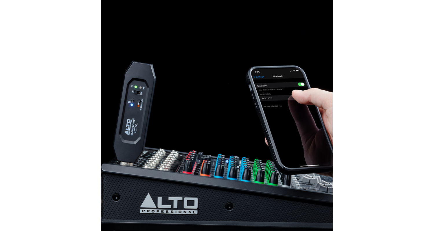 Alto Bluetooth Total 2 Receptor Inalámbrico de Audio Bluetooth con XLR