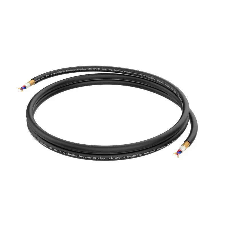 FactorFLEX Cable micro 20 m XLR 3 PIN conectores REAN color negro