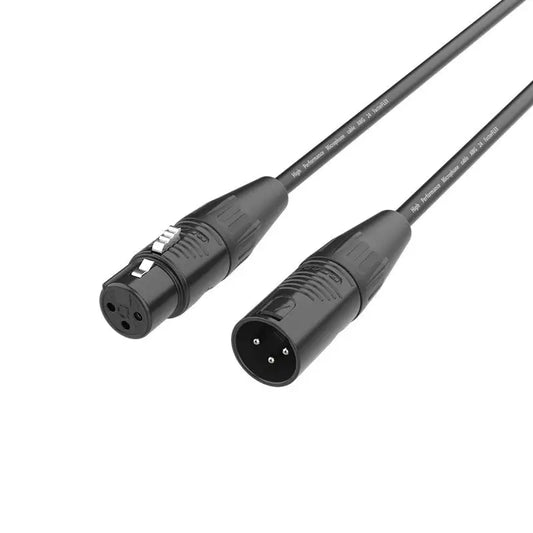 FactorFLEX Cable micro 20 m XLR 3 PIN conectores REAN color negro
