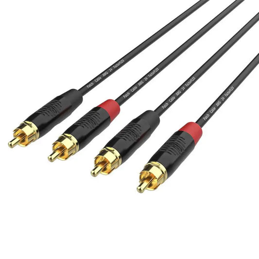 FactorFLEX Cable señal 1,5 m 2 RCA a 2 RCA conectores REAN