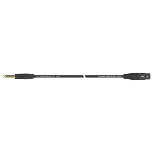 FactorFLEX Cable señal 3 m XLR hembra 3 PIN a 1 Jack