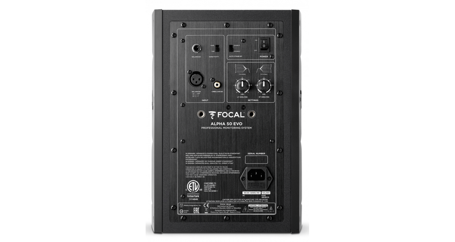 Focal Alpha 50 EVO Monitor Activo Estudio, Unidad