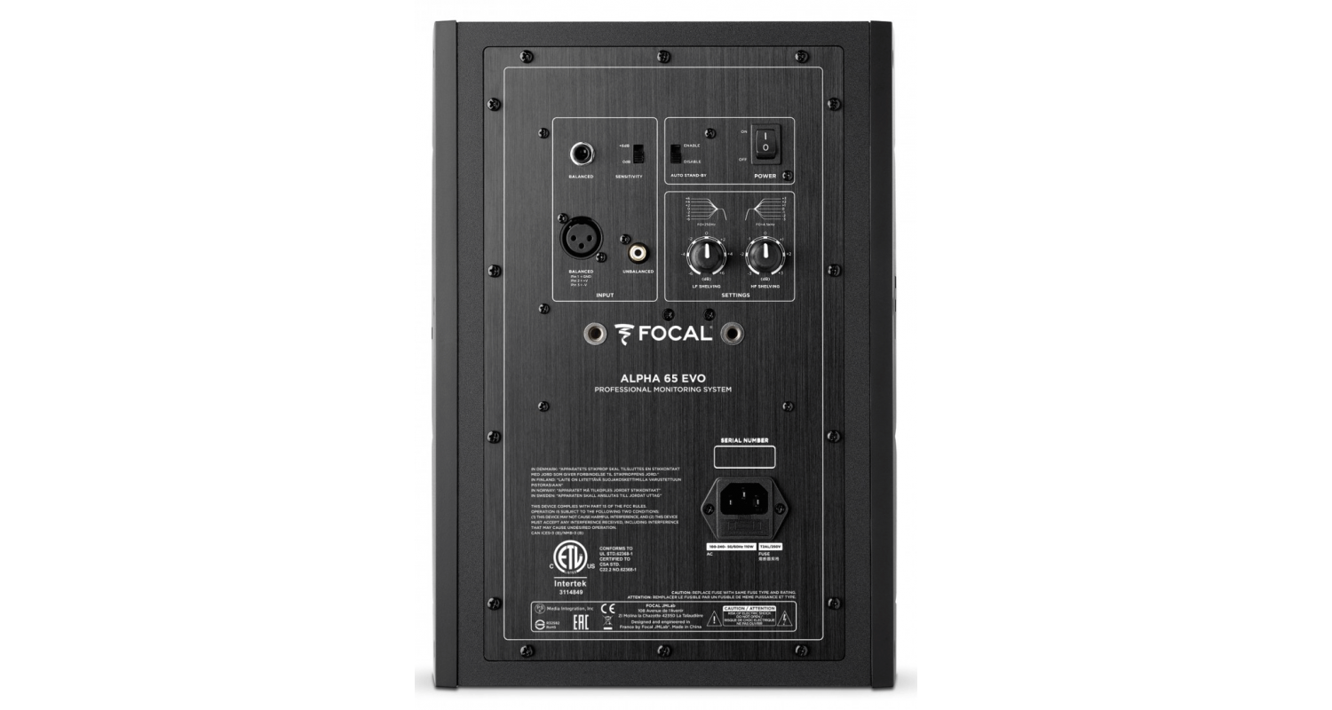 Focal ALPHA 65 Evo Monitor Activo Estudio, Unidad
