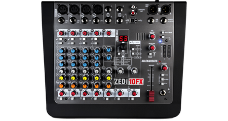 Allen & Heath ZEDi 10FX Mezclador 10 Canales