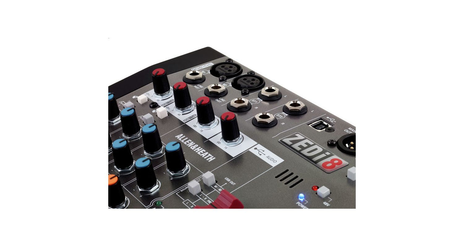 Allen & Heath ZEDi 8 Mezclador de 8 canales